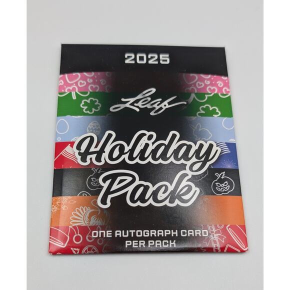 leaf Other - 🔥 2025 Leaf Holiday Pack - ONE Autograph Card Per Pack - Factory Sealed! 🔥